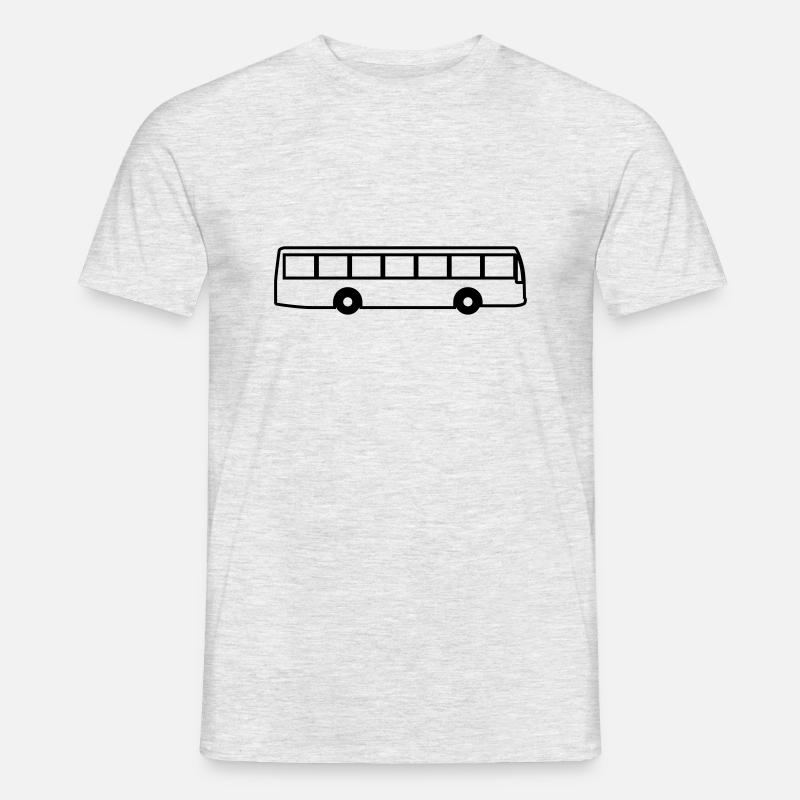bus - Männer T-Shirt - Grau meliert