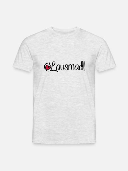 Lausmadl - Männer T-Shirt - Grau meliert