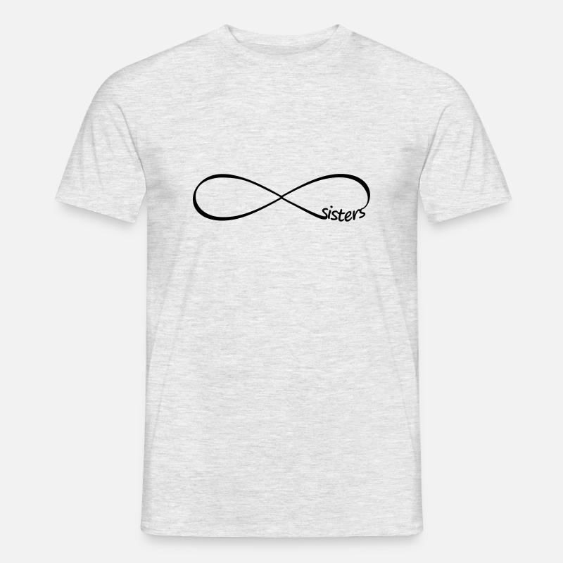 Infinity sœurs Infinity sœurs amis - T-shirt homme - gris chiné