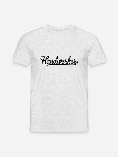 Handwerker - Männer T-Shirt - Grau meliert
