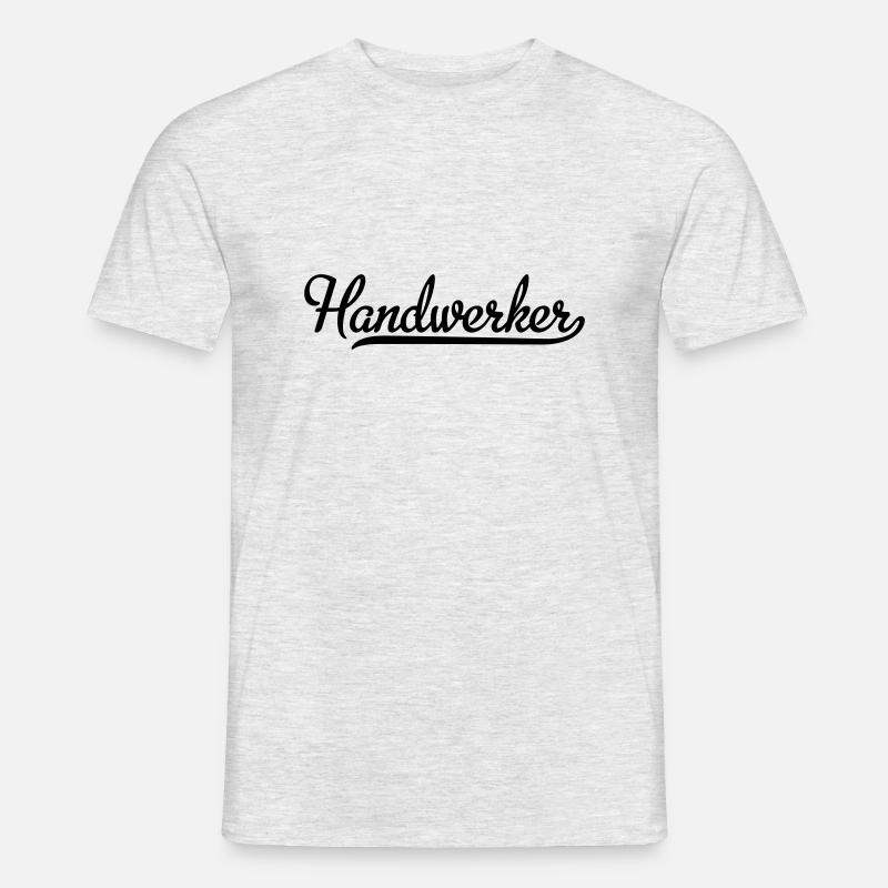 Handwerker - Männer T-Shirt - Grau meliert
