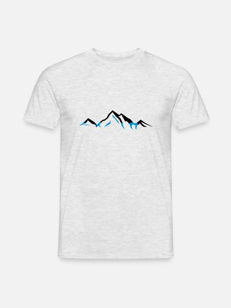 berge_002 - Men's T-Shirt - heather grey