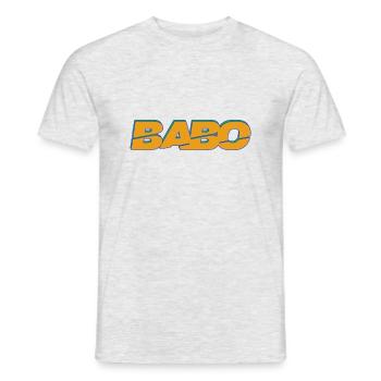 Babo - Männer T-Shirt - Grau meliert - Vorne - AI Model Male 178 dark (178cm)