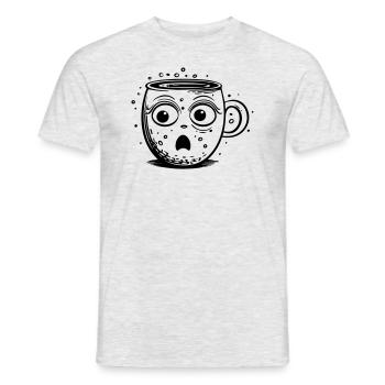 Shock Cup - Men's T-Shirt - heather grey - Front - AI Model Male 178 dark (178cm)