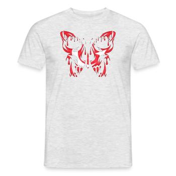 Turquie Pays Drapeau États officiels Continent - T-shirt homme - gris chiné - Devant - AI Model Male 178 dark (178cm)