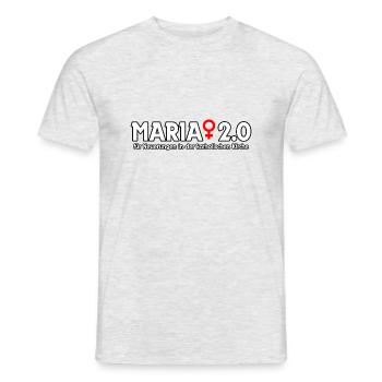 Maria 2 0 - Männer T-Shirt - Grau meliert - Vorne - AI Model Male 178 dark (178cm)