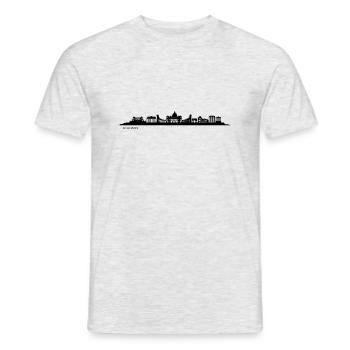 ROME ITALIE - Rome Italie - Ville célèbre - T-shirt homme - gris chiné - Devant - AI Model Male 178 dark (178cm)