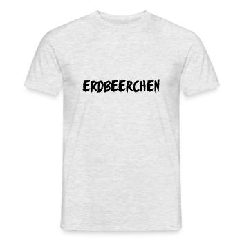 Strawberries - Men's T-Shirt - heather grey - Front - AI Model Male 178 dark (178cm)