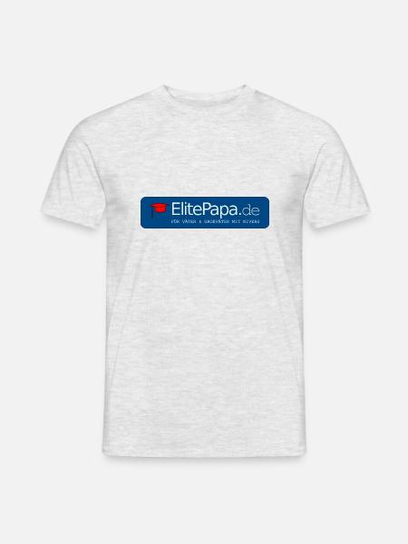 Elitepapa - Männer T-Shirt - Grau meliert