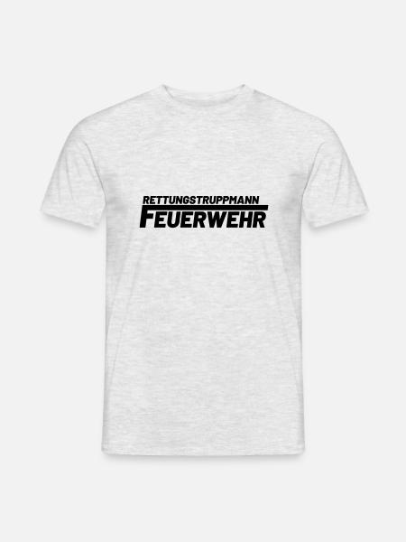 rettungstruppmann freiwillige feuerwehr - Männer T-Shirt - Grau meliert