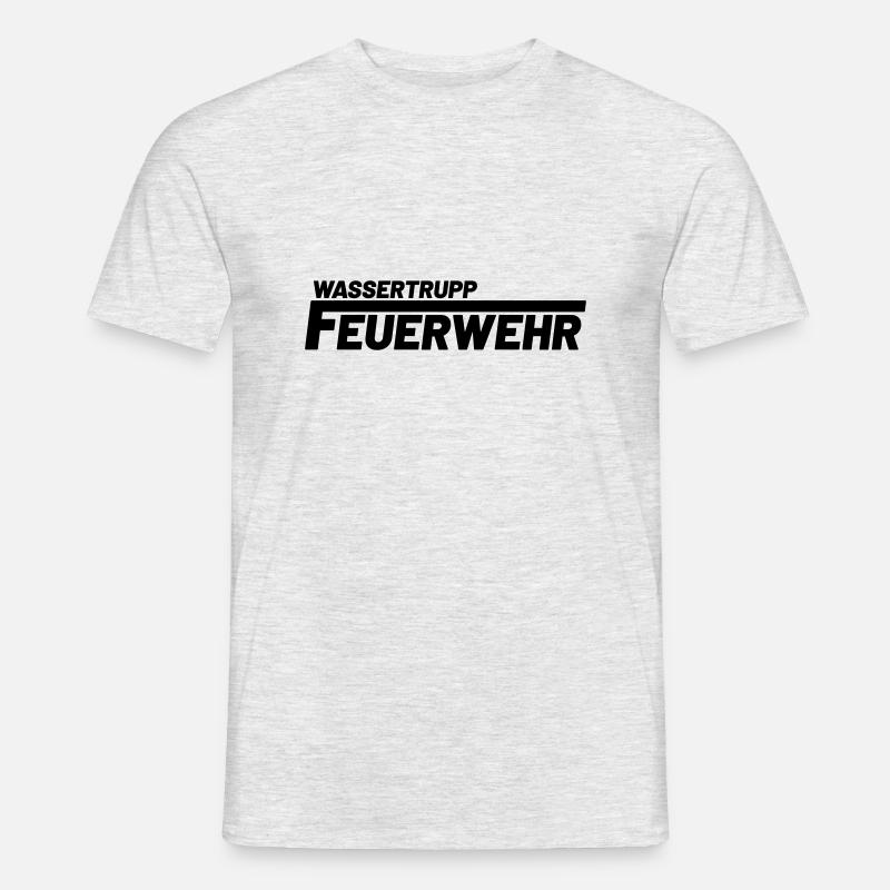 wassertrupp freiwillige feuerwehr - Männer T-Shirt - Grau meliert