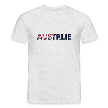 Drapeau Australie - T-shirt homme - gris chiné - Devant - AI Model Male 178 dark (178cm)