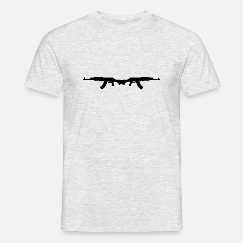 ak 47 3 - T-shirt homme - gris chiné