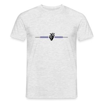 Grapes Symbol - Men's T-Shirt - heather grey - Front - AI Model Male 178 dark (178cm)