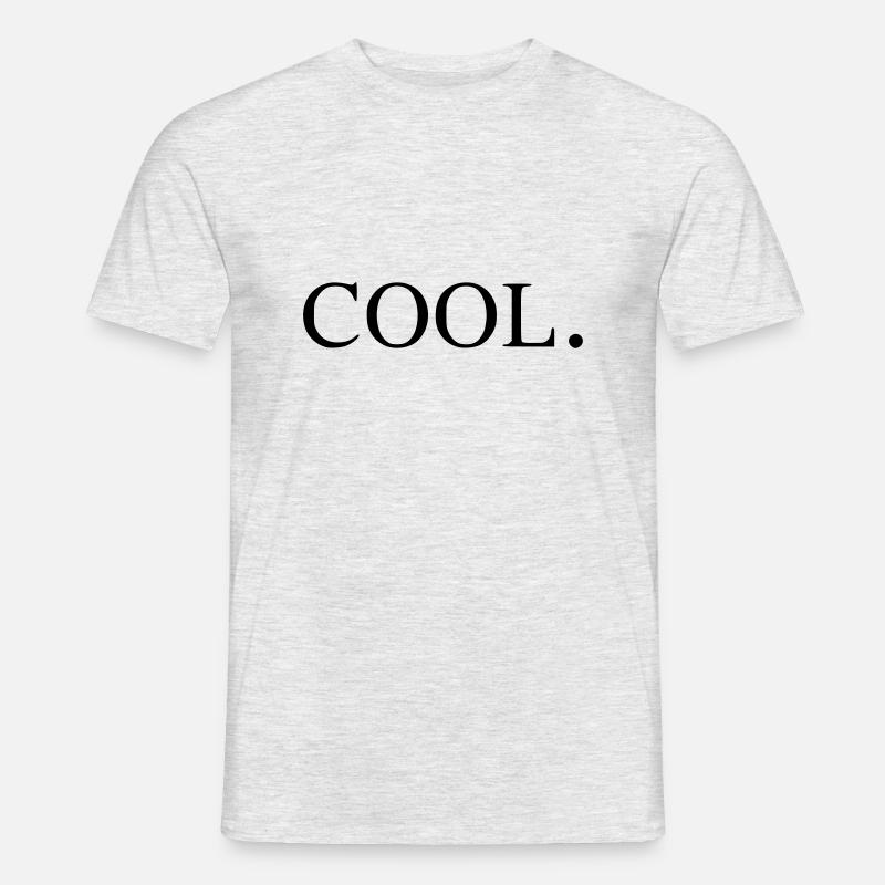 Cool Coole Designs - Männer T-Shirt - Grau meliert