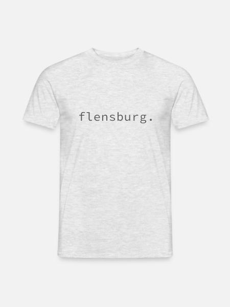 flensburg. - Männer T-Shirt - Grau meliert