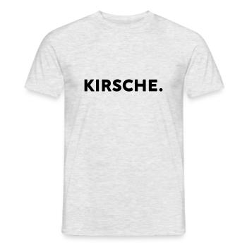 Kirsche Freunde oder die es einfach nur lieben - Männer T-Shirt - Grau meliert - Vorne - AI Model Male 178 dark (178cm)