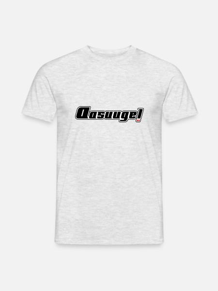 Aasuuge - Männer T-Shirt - Grau meliert