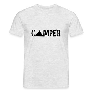 Campeur - T-shirt homme - gris chiné - Devant - AI Model Male 178 dark (178cm)