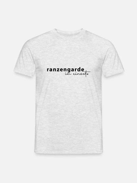 Ranzengarde im Einsatz - Männer T-Shirt - Grau meliert