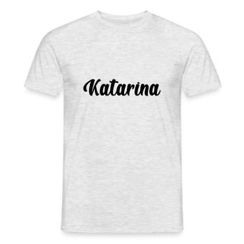 Katarina - Männer T-Shirt - Grau meliert - Vorne - AI Model Male 178 dark (178cm)