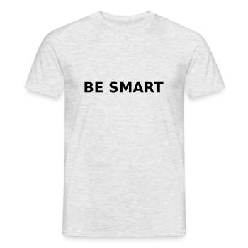 Be Smart - Männer T-Shirt - Grau meliert - Vorne - AI Model Male 178 dark (178cm)