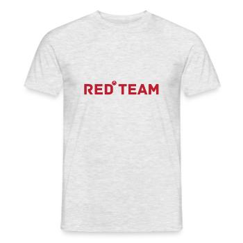 Red Team Cyber Security Hacking Hacker - T-shirt homme - gris chiné - Devant - AI Model Male 178 dark (178cm)