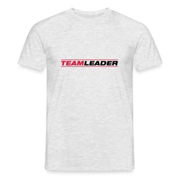 team_leader_tu2 - Men's T-Shirt - heather grey - Front - AI Model Male 178 dark (178cm)