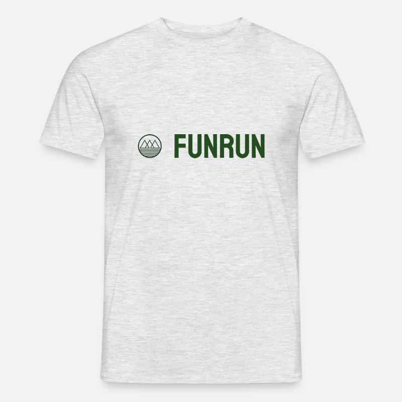 logo large - Männer T-Shirt - Grau meliert
