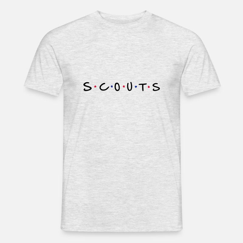 Scouts - Männer T-Shirt - Grau meliert