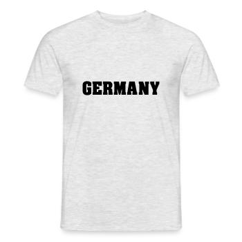 Germany - Männer T-Shirt - Grau meliert - Vorne - AI Model Male 178 dark (178cm)