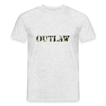Hors-la-loi - T-shirt homme - gris chiné - Devant - AI Model Male 178 dark (178cm)