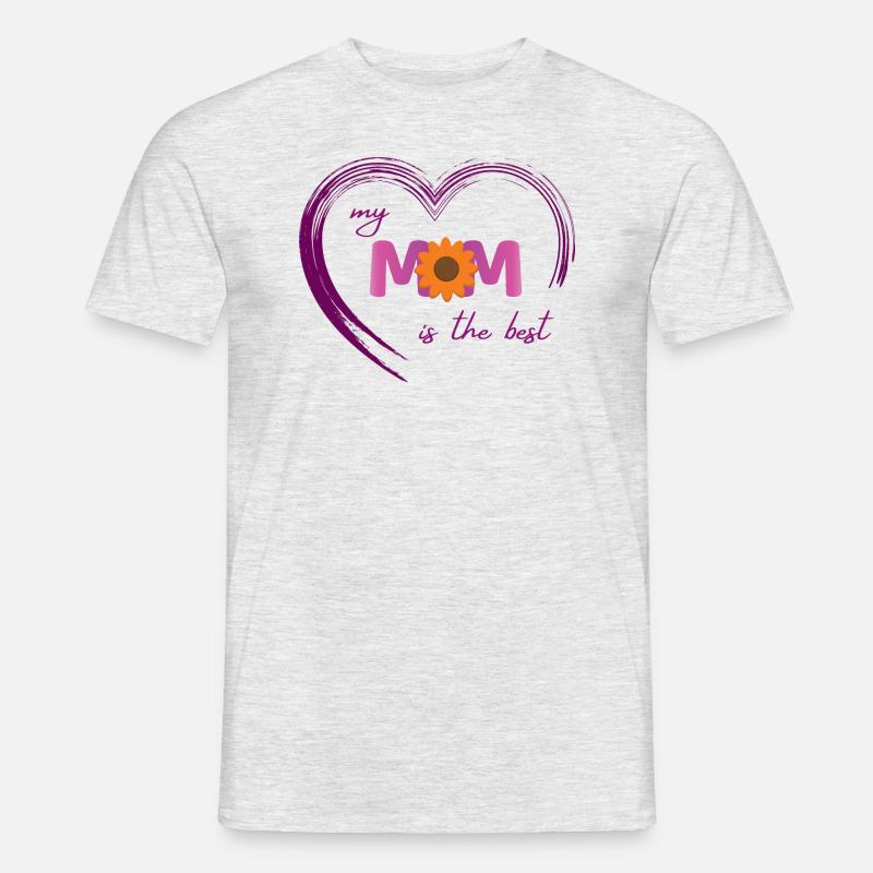 Beste Mama - Alles Liebe zum Muttertag - Männer T-Shirt - Grau meliert