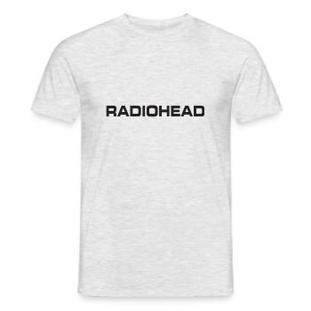 Radiohead - Men's T-Shirt - heather grey - Front - AI Model Male 178 dark (178cm)