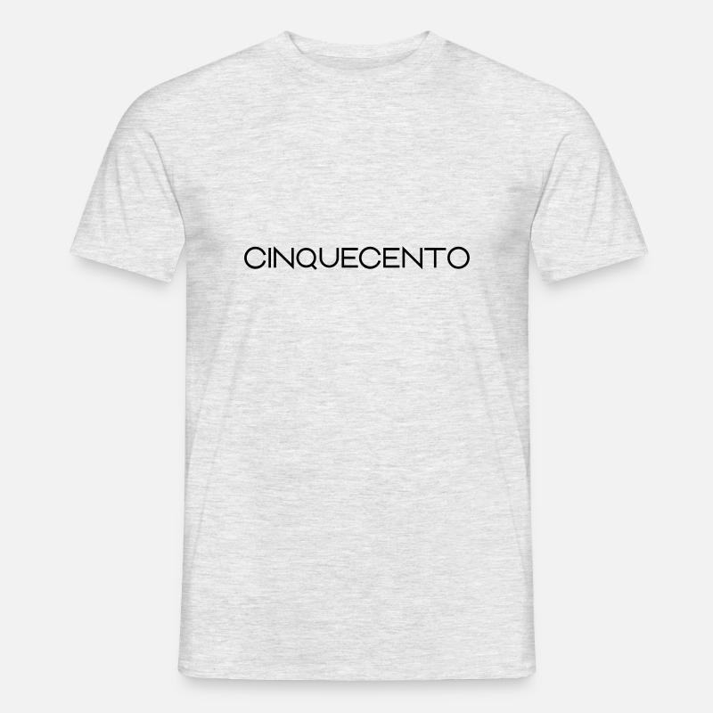 500 - cinquecento - Männer T-Shirt - Grau meliert