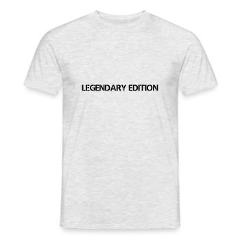 Legendär legenden Ausgabe Held Legende Vektor 07 - Männer T-Shirt - Grau meliert - Vorne - AI Model Male 178 dark (178cm)