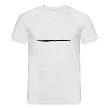 Coup de pinceau d art de course soulignent - Men's T-Shirt - heather grey - Front - AI Model Male 178 dark (178cm)