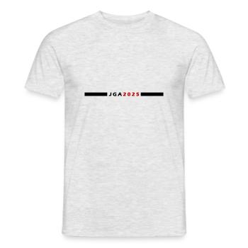 JGA 2025 - Männer T-Shirt - Grau meliert - Vorne - AI Model Male 178 dark (178cm)