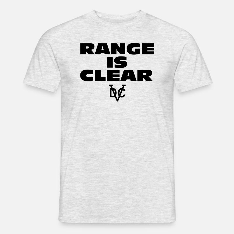 IPSC Range is clear RO2 - Männer T-Shirt - Grau meliert