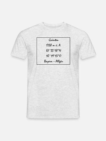 Gruenten - Männer T-Shirt - Grau meliert