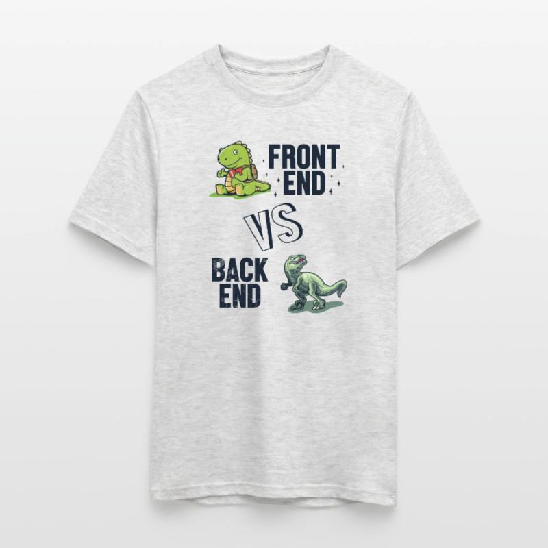 Frontend vs. Backend Developer Full Stack Men’s T-shirt