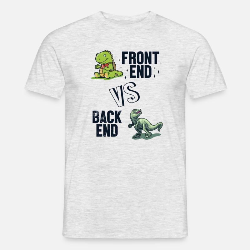 Frontend vs. Backend Developer Full Stack Men’s T-shirt