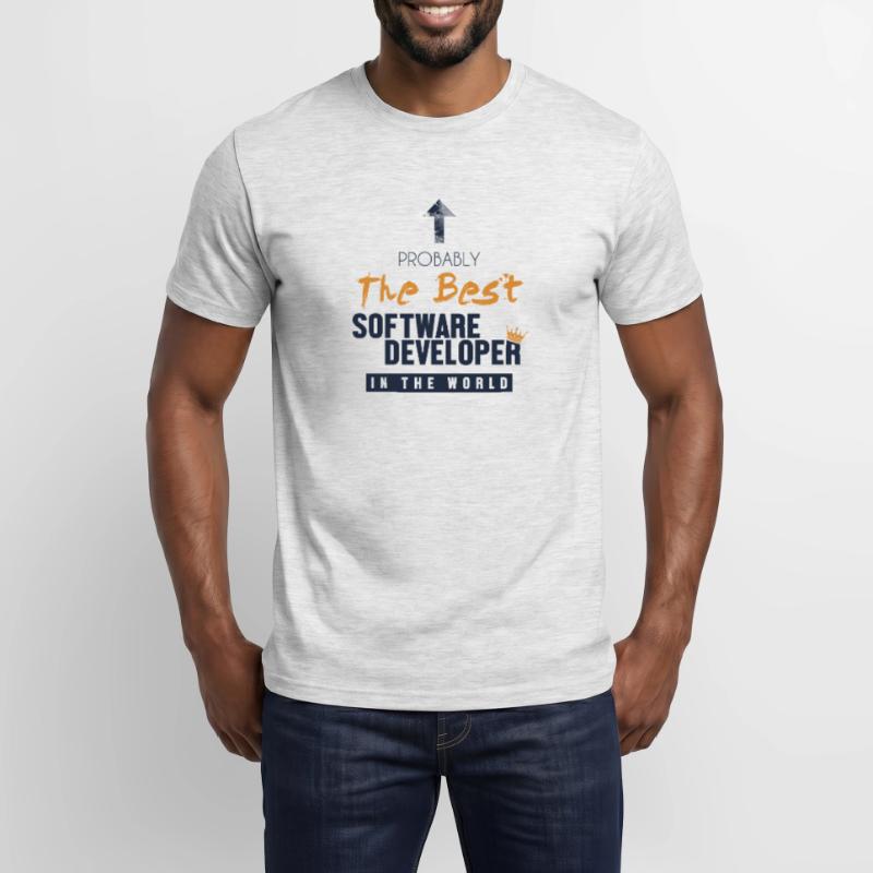 Best Software Developer World Full Stack Software Men's T-Shirt