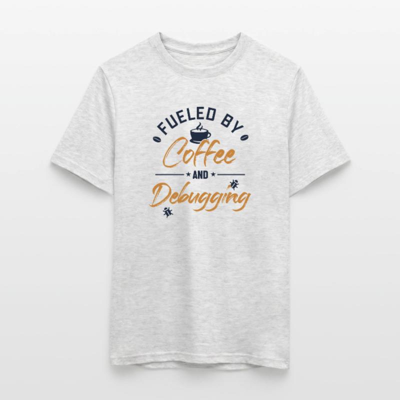Fueled by Coffee and Debugging Full Stack Men’s T-shirt