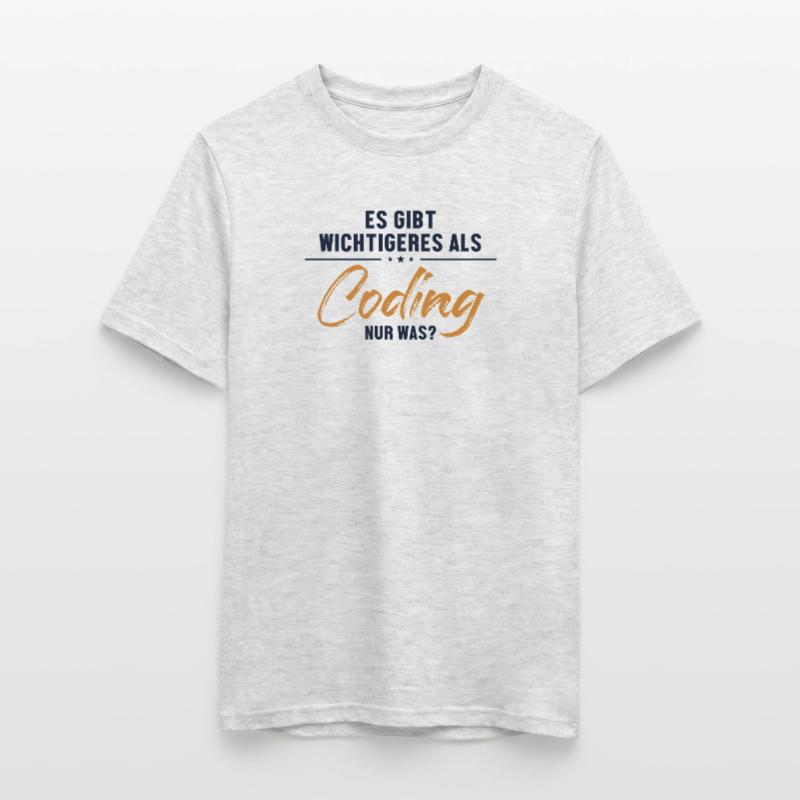 Wichtigeres als Coding Softwareingenieur Coder Männer T-Shirt