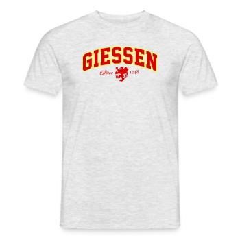 GIESSEN - Männer T-Shirt - Grau meliert - Vorne - AI Model Male 178 dark (178cm)