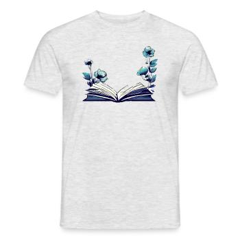 Livre Cadeau Amoureux Lecture Livres Lecteurs - T-shirt homme - gris chiné - Devant - AI Model Male 178 dark (178cm)