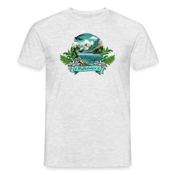 Lake Tristach Monster East Tyrol Austria - Men's T-Shirt - heather grey - Front - AI Model Male 178 dark (178cm)