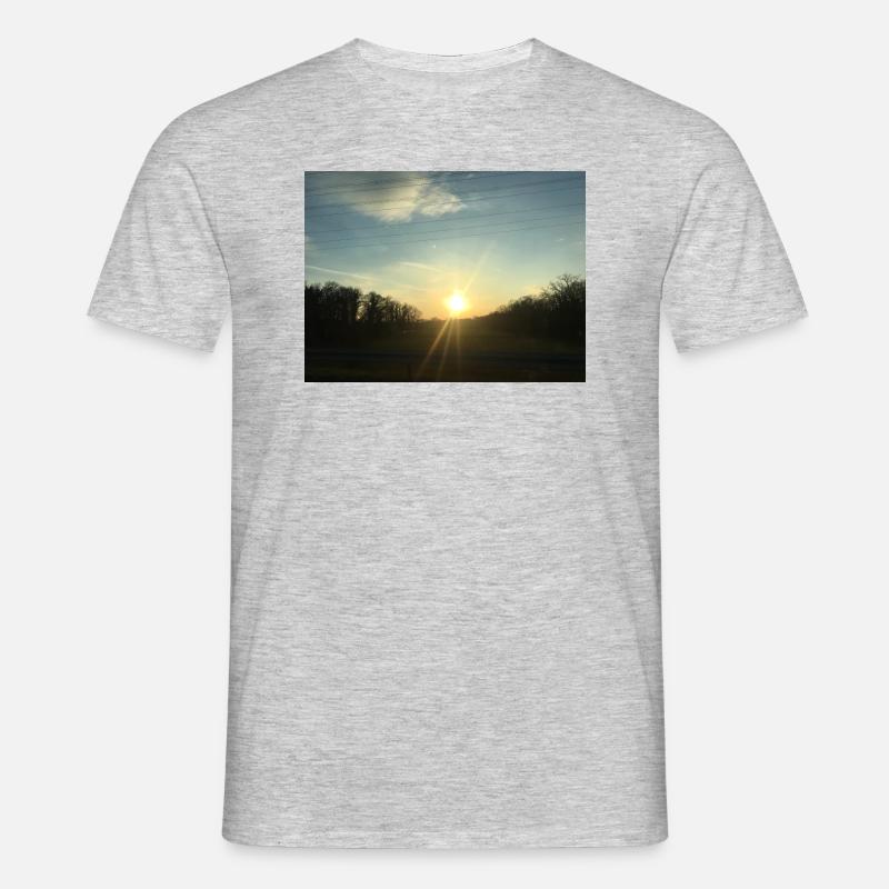 Hoffnung - Männer T-Shirt - Grau meliert