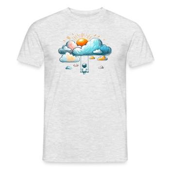Traumland - Männer T-Shirt - Grau meliert - Vorne - AI Model Male 178 dark (178cm)